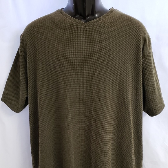 Claiborne Other - Claiborne olieve green v-neck shirt